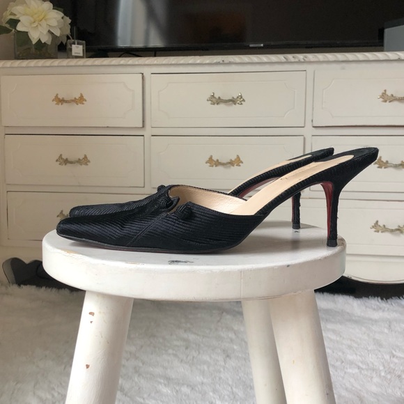 Christian Louboutin Shoes - Christian Louboutins mule kitten heels 39.5